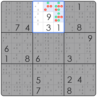 sudoku game board